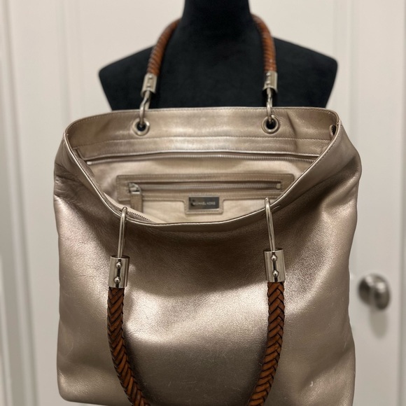 Michael Kors Collection Skorpios Pewter Tote - Picture 5 of 15